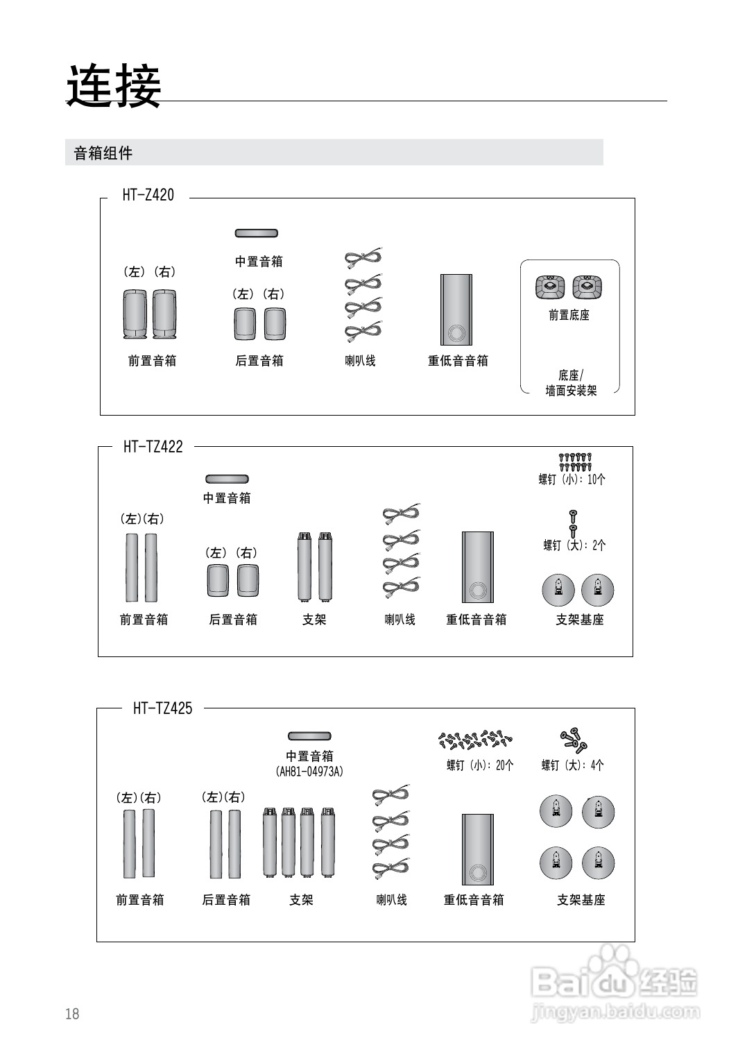 三星HT-Z420家庭影院使用说明书:[1]
