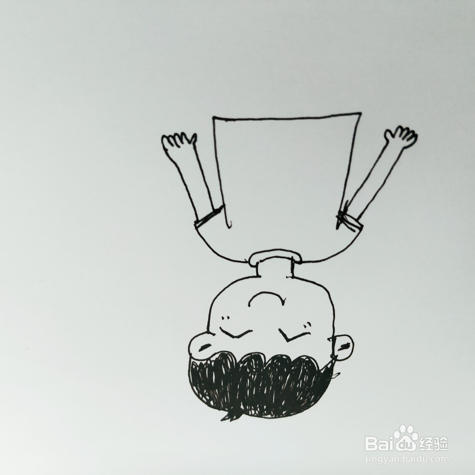 怎么画一位瘦高的男生简笔画呢？