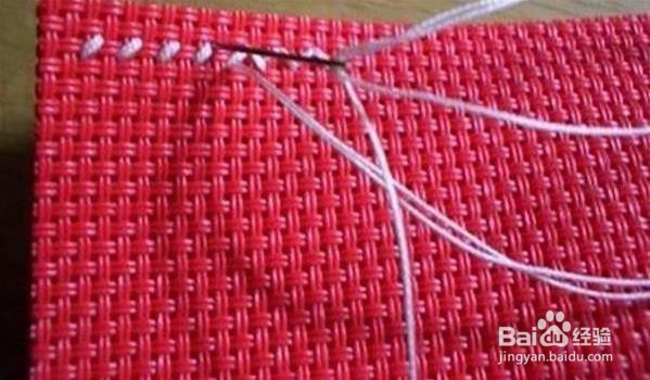 十字绣缝合教程