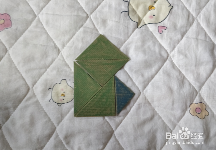 用九巧板怎么拼一只兔子呢