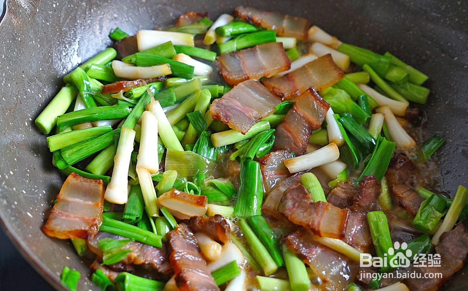 腊肉炒大蒜的做法