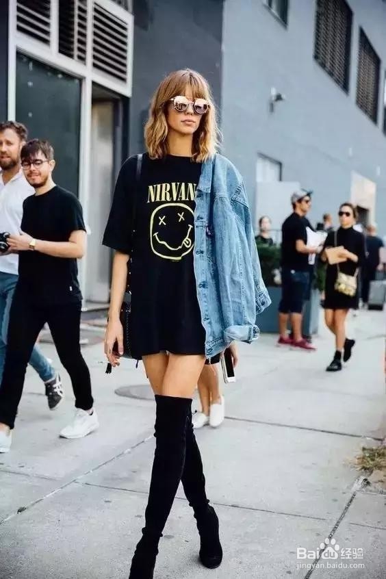 牛仔外套和连衣裙就是你秋天的“王炸”组合！