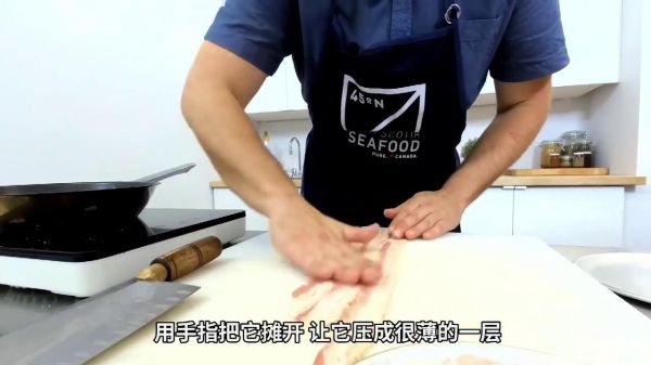 加拿大比目鱼培根卷家常菜