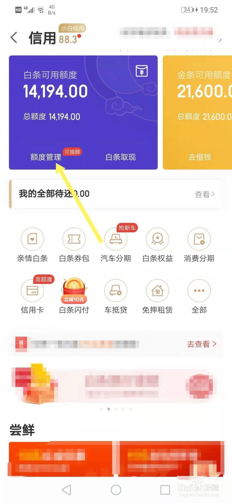 白条怎么提升借款额度