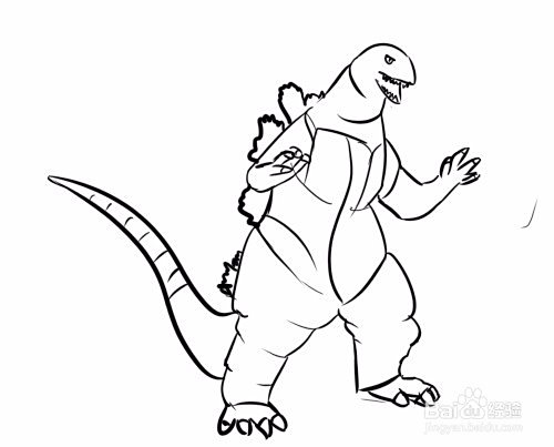 最好画的哥斯拉