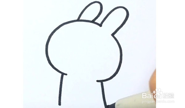 生气的兔子简笔画怎么画