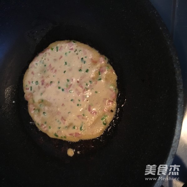 培根蛋饼的做法