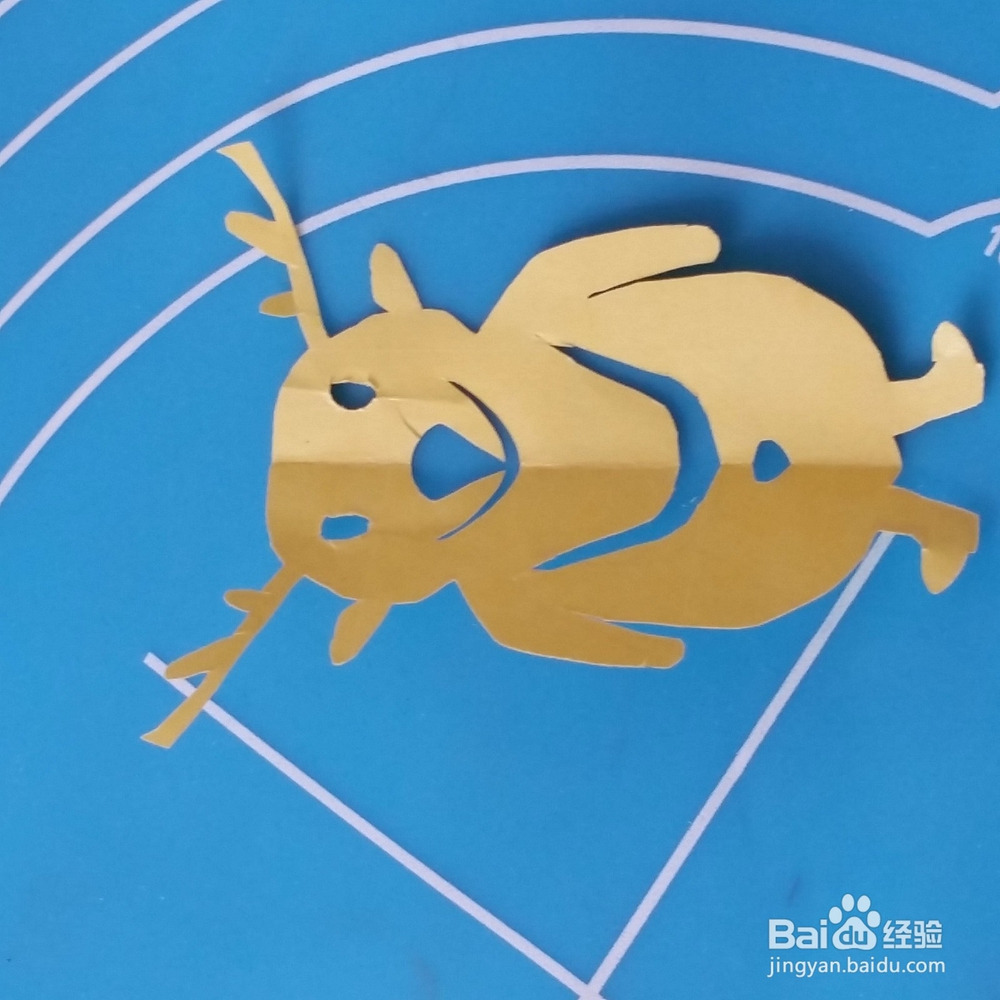 小鹿儿童手工剪纸