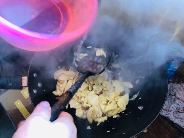 春笋五花烩芥菜