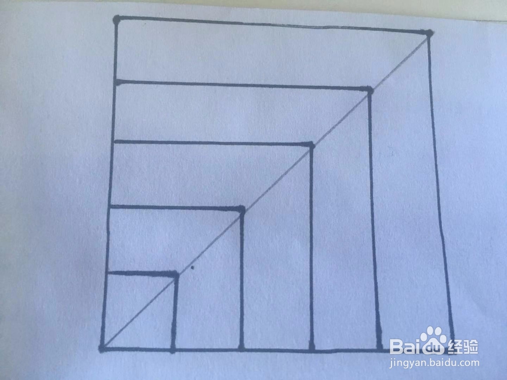 简单画3D效果方形洞口