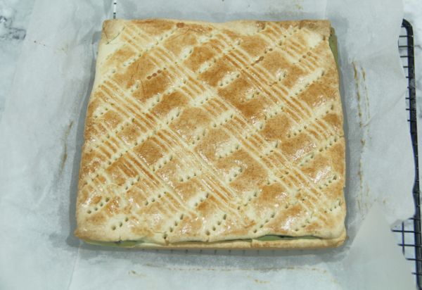 抹茶红豆层层酥