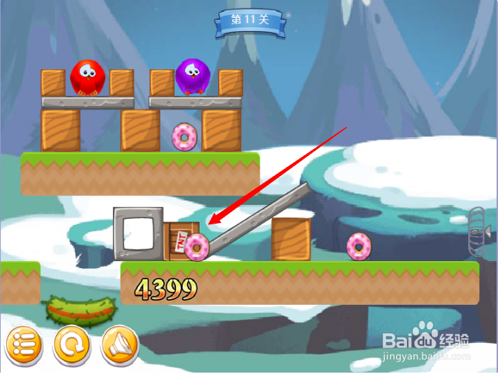 小游戏泡泡鸟历险记2第11关