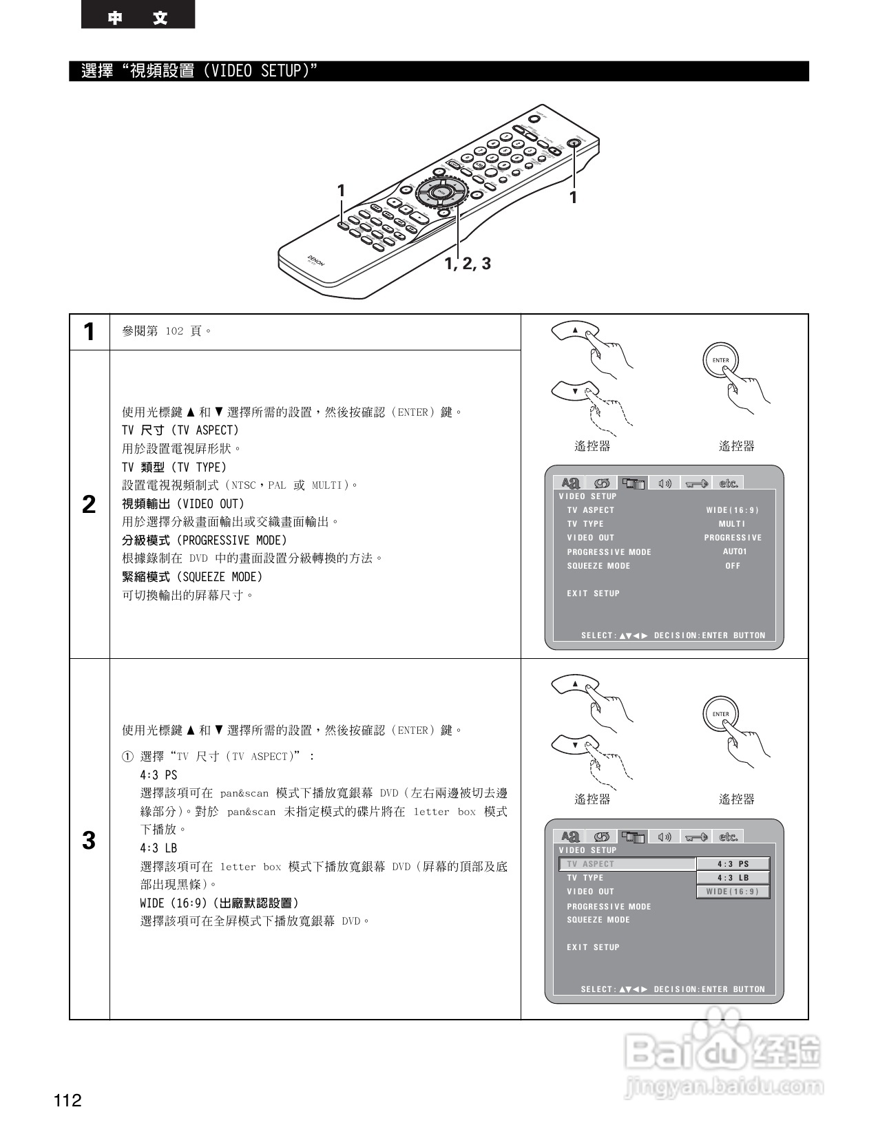 DENON DVD音频-视频/超级CD播放机DVD-3910说明书:[6]