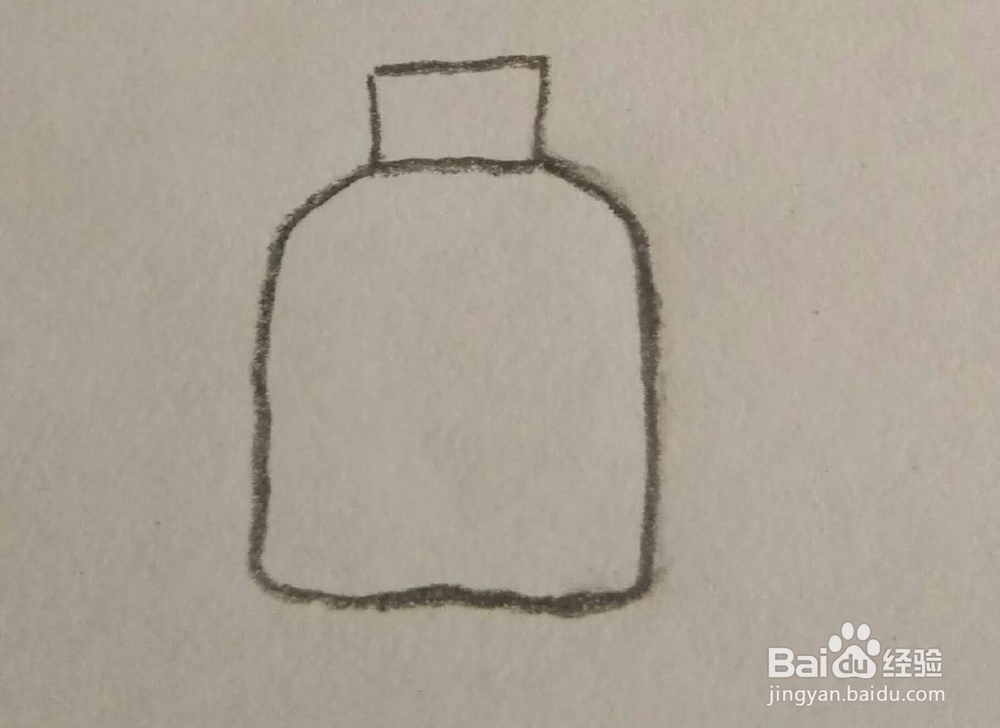 教你画儿童简笔画小药瓶