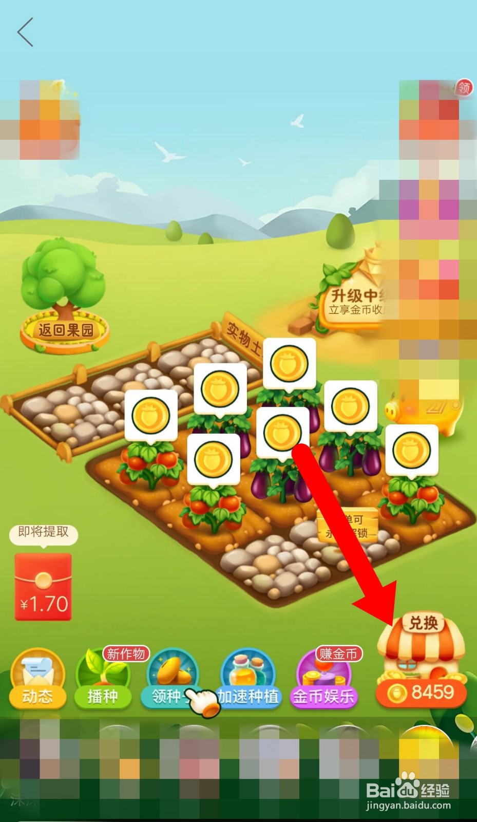拼多多怎么使用金币兑换化肥