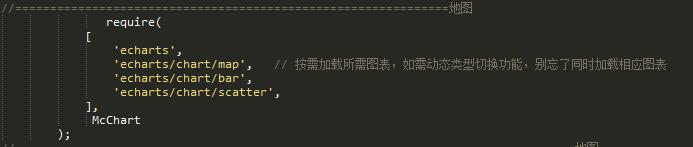 echarts如何在一个页面里引用多个图表