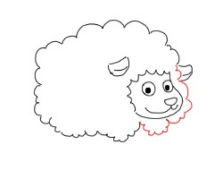 卡通绵羊怎么画