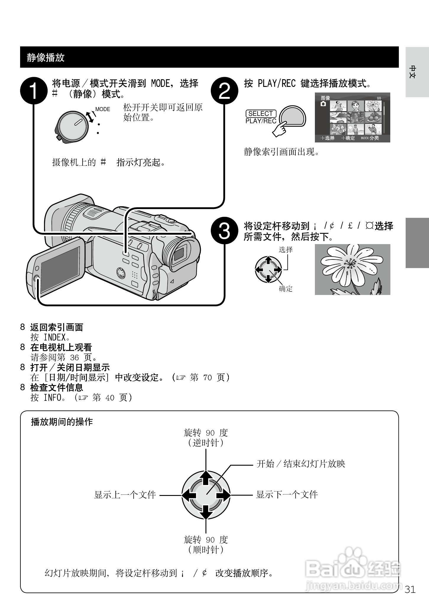 JVC GZ-HD7AG/AH摄像机使用说明书:[4]
