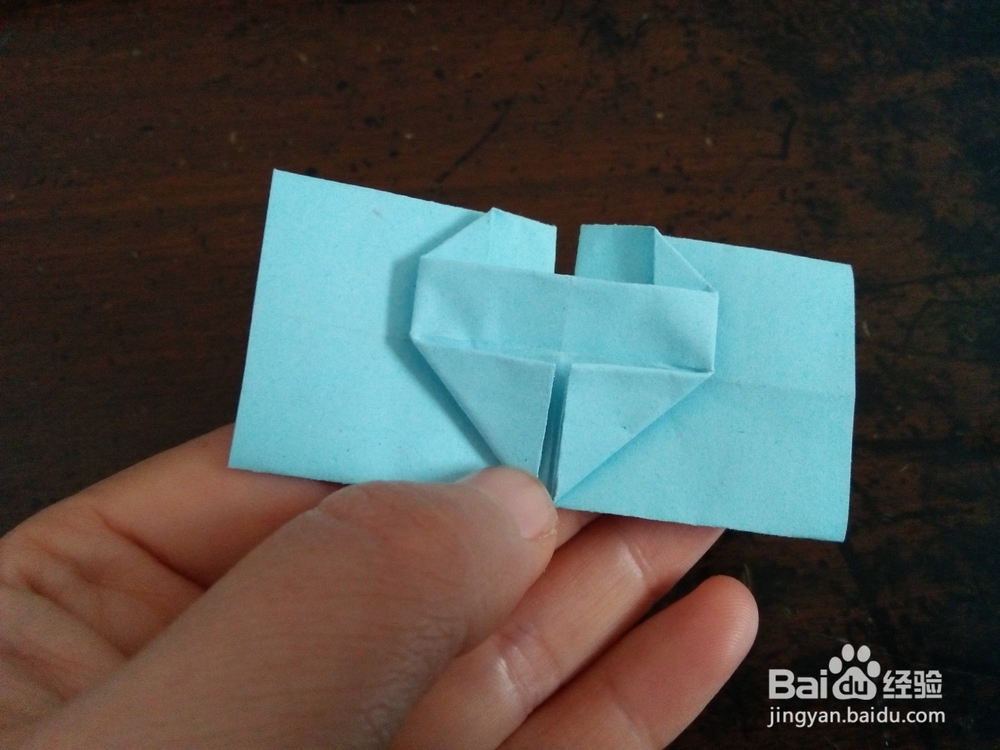 带有心形的蝴蝶怎么折