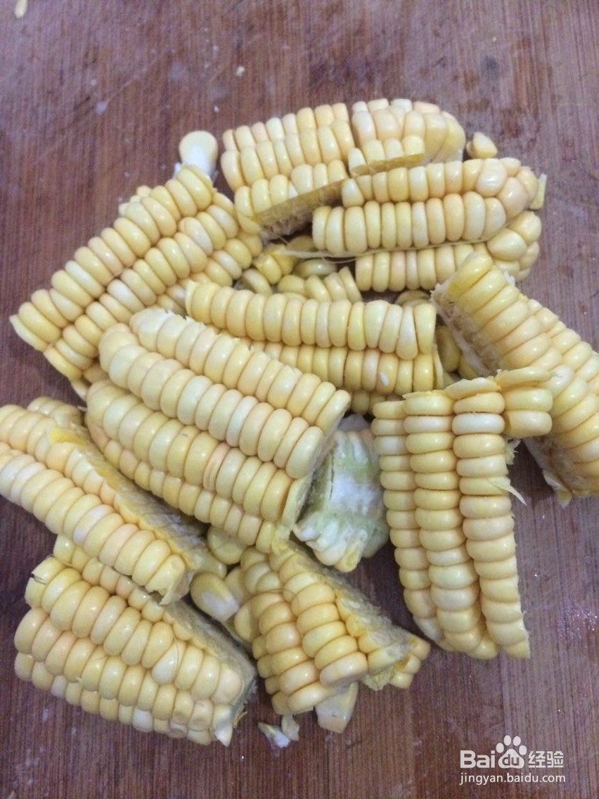 玉米香菇烧排骨的简单做法