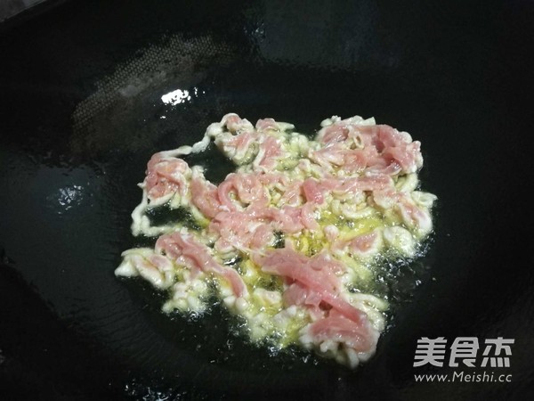 酸辣冬笋炒肉丝