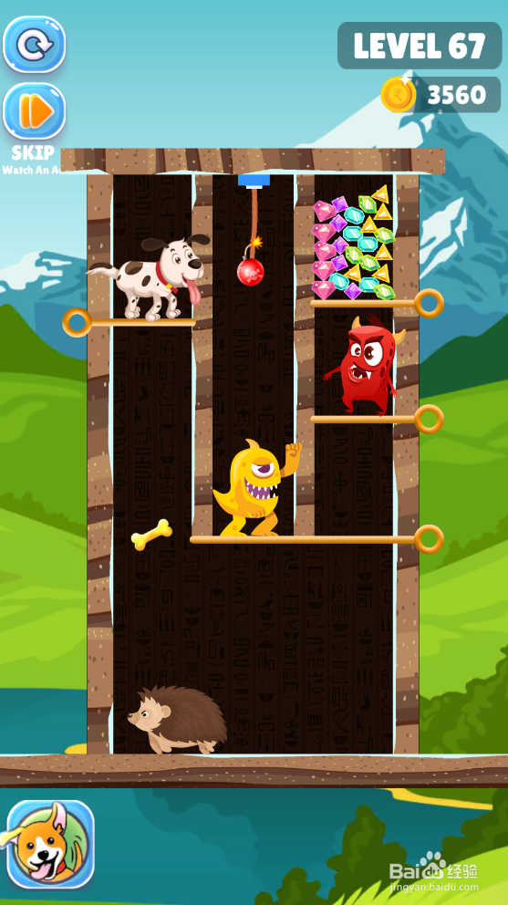 Save The Puppy的LEVEL 67怎样通关？