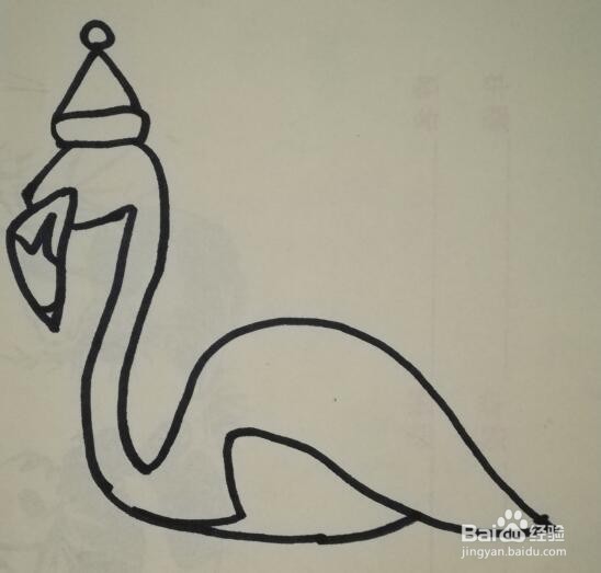火烈鸟的画法 火烈鸟的简笔画