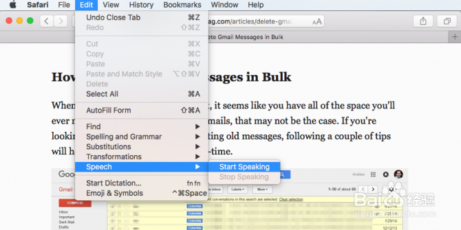 如何让Safari大声读你的网页