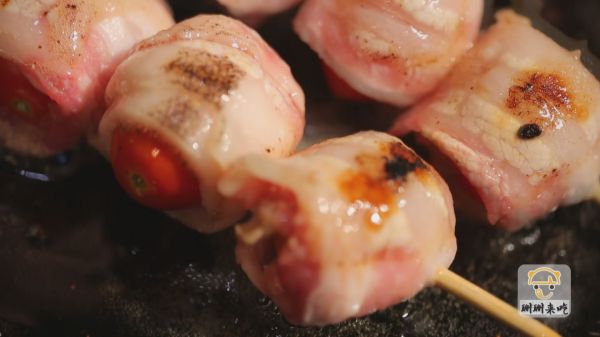 番茄烤五花肉卷