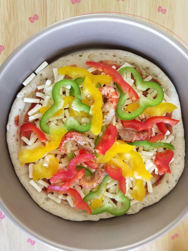 麻辣小龙虾披萨