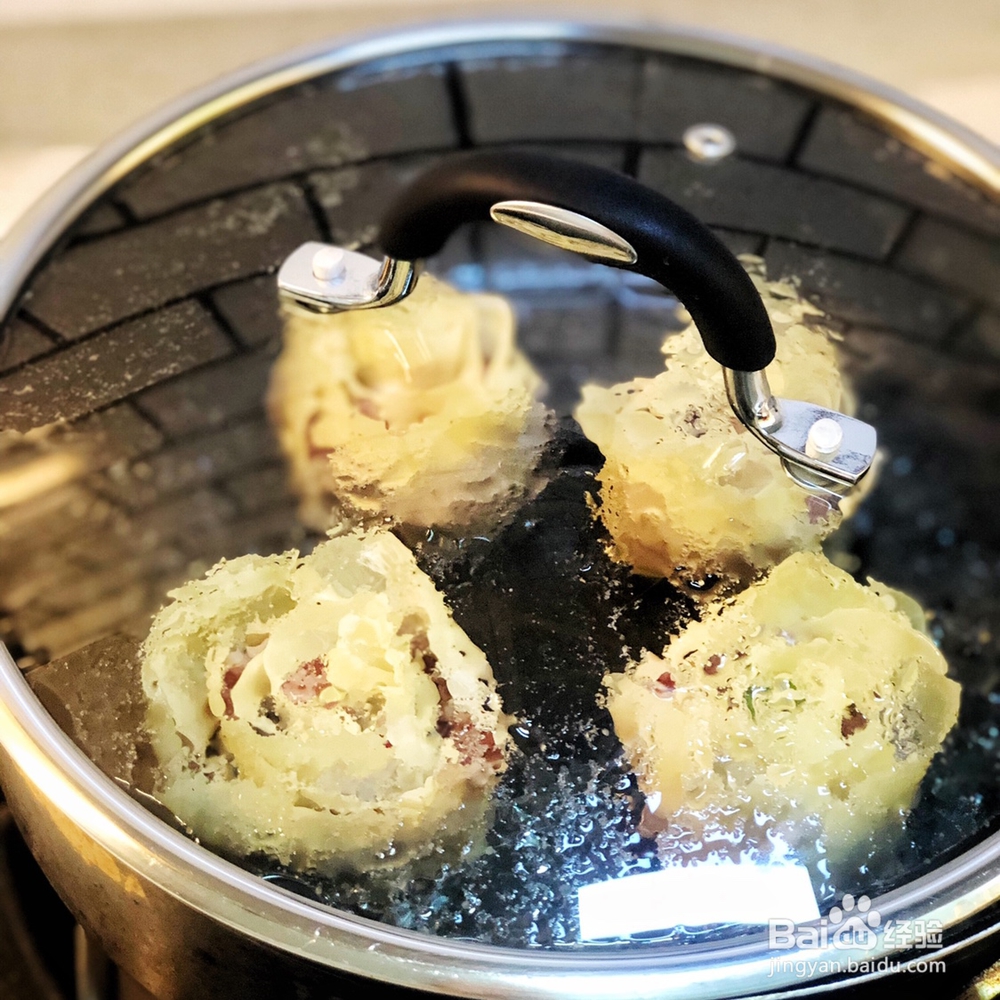 爽脆可口的玫瑰花饺子