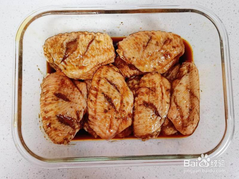 蜜汁烤鸡翅的做法