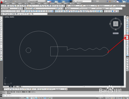 CAD钥匙图案制作教程