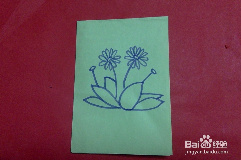简笔画怎样画花朵儿图案植物的画法 二十七