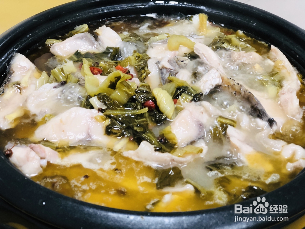 香浓的家常酸菜鱼