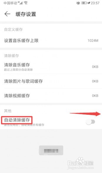 网易云音乐怎么打开自动清除缓存