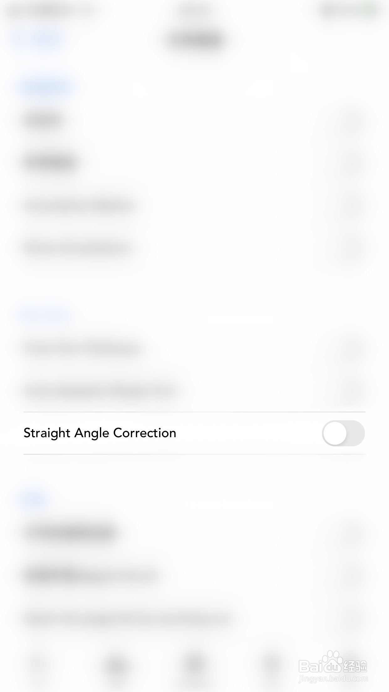 Flexcil如何启用Straight Angle Correction