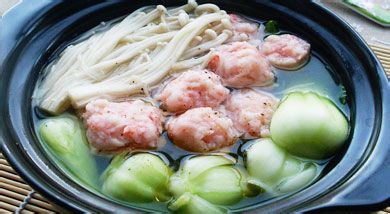 虾丸粉丝煲：健康减肥食谱