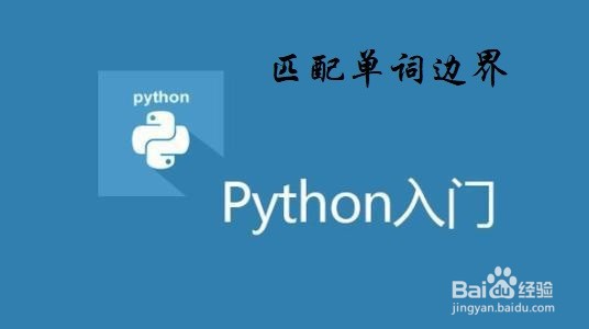 <b>Python：如何匹配（非）单词边界</b>