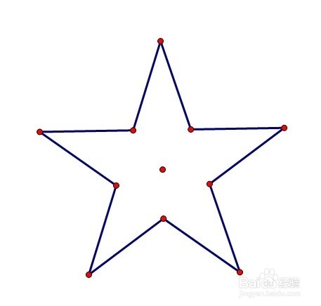 <b>几何画板如何绘制五角星</b>