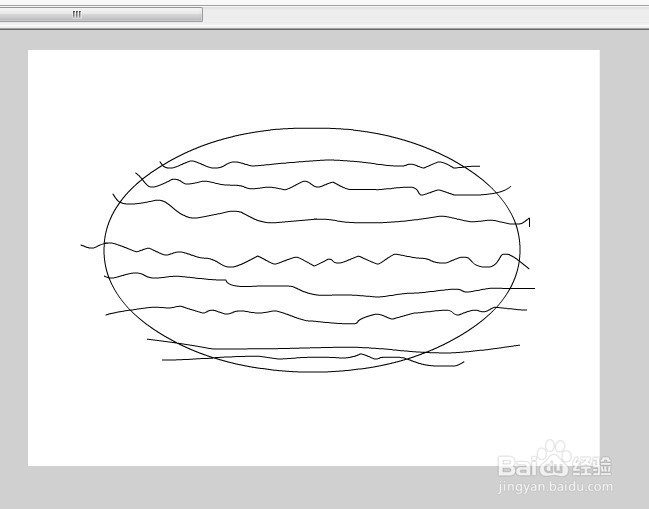 flash绘制夏日水果西瓜的教程