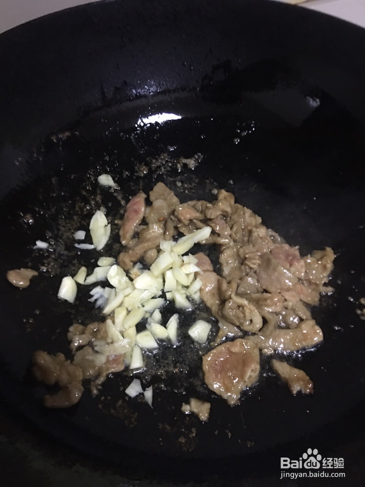 花菜炒肉的做法
