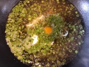 三分钟豆角煮面条的做法