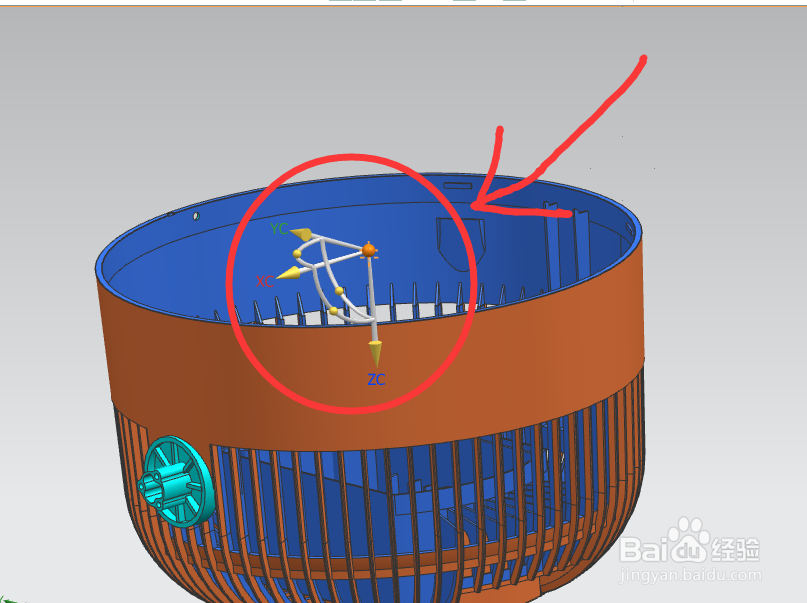 模具设计中如何使用动态坐标?如何找产品中心?