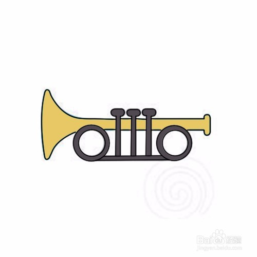 如何画小喇叭简笔画