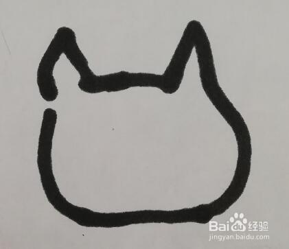 猫的简笔画 小猫的画法