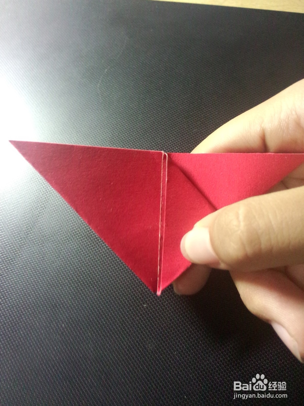 怎么用方形纸折纸心