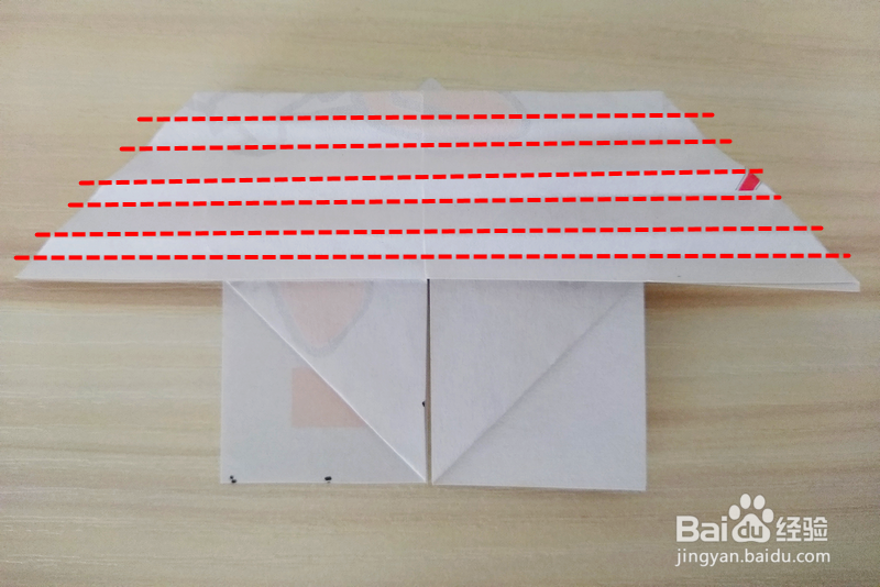 两种天使之心折纸的折法