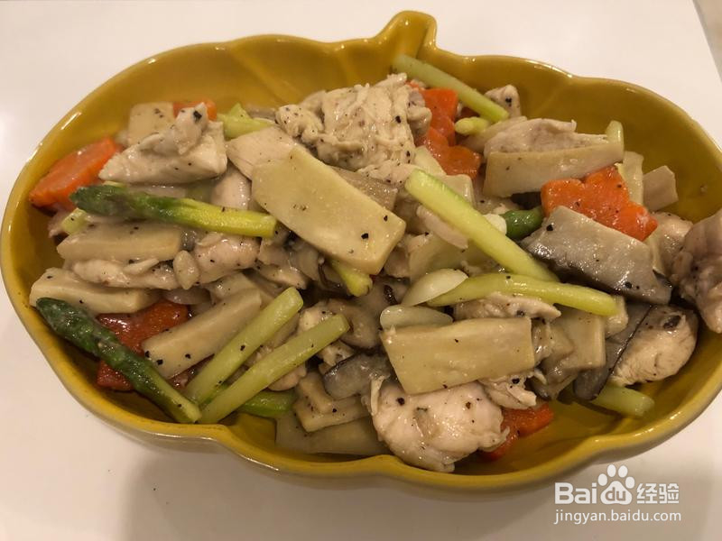 鲜蔬拌鸡肉怎么做