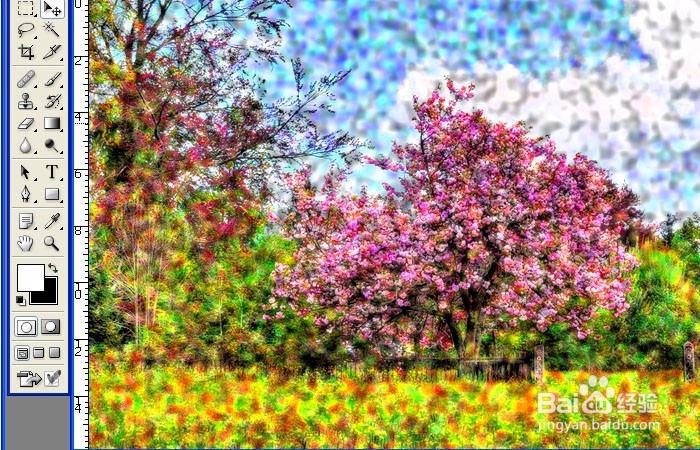 PS如何用织物滤镜